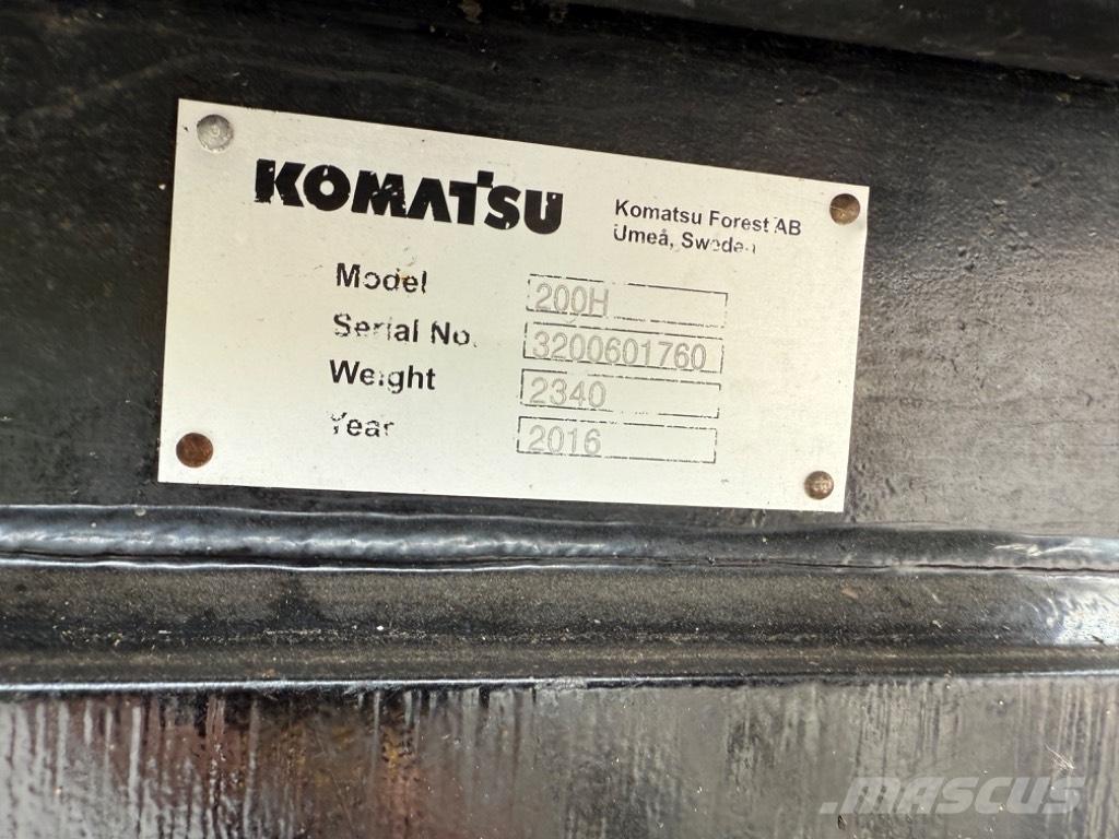 Komatsu 901 ハーベスター