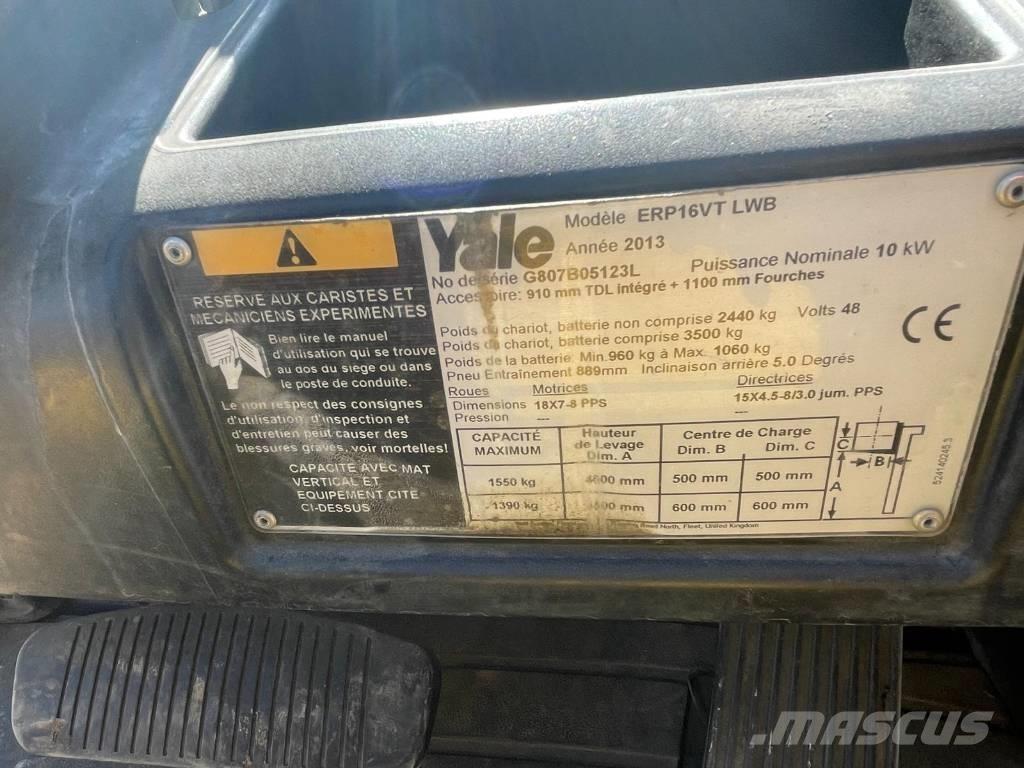 Yale ERP 16 VT バッテリーフォークリフト