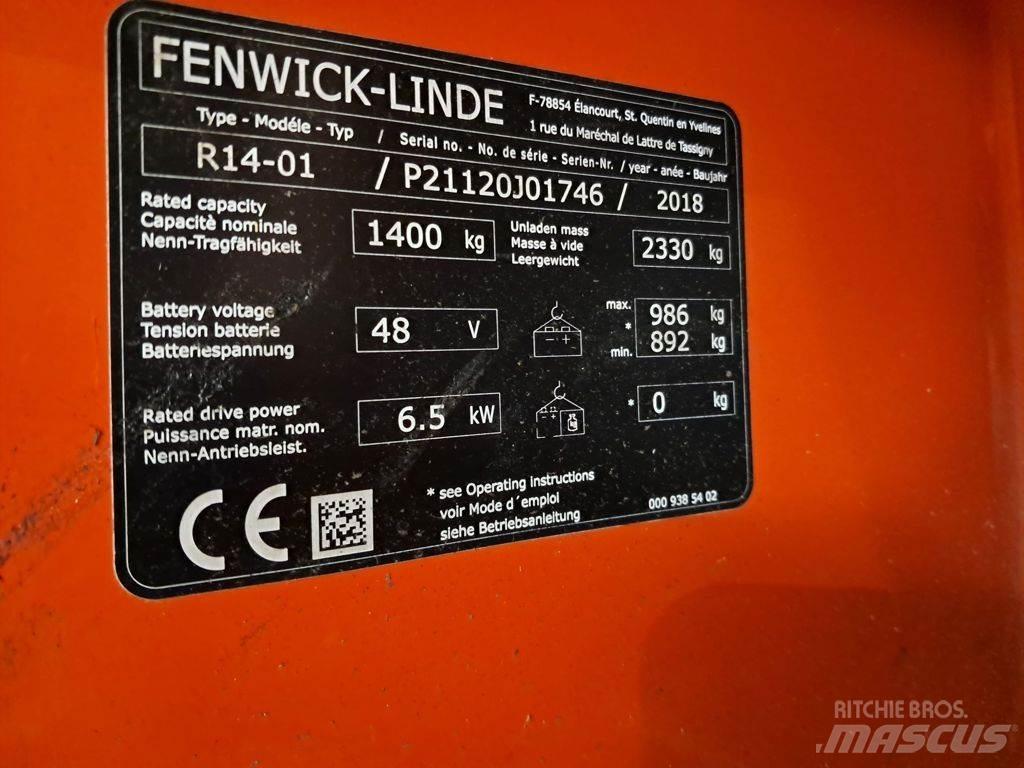 Linde R14-01 リーチフォークリフト