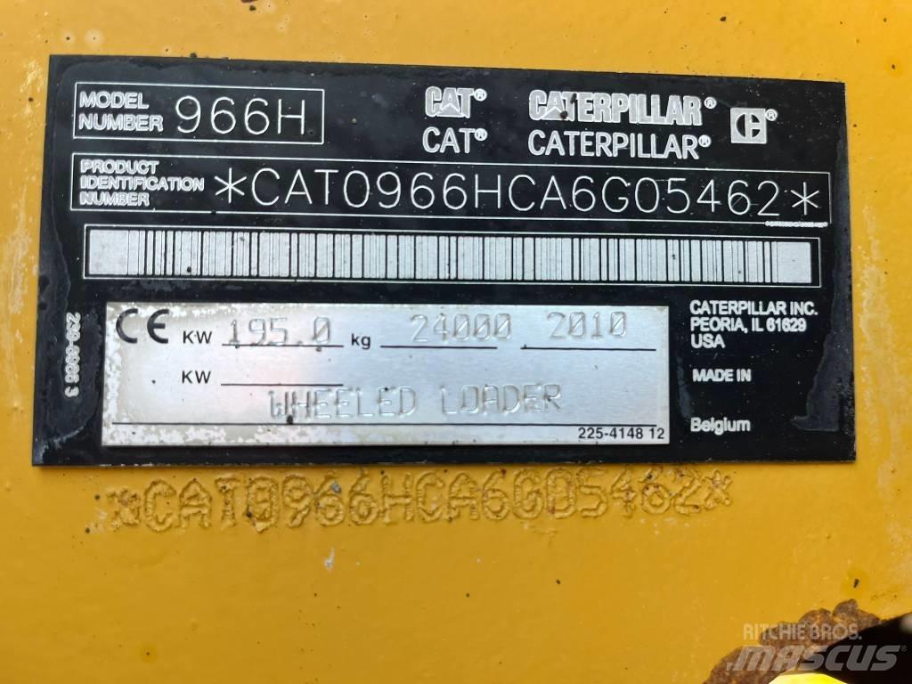 CAT 966 H ホイールローダー・タイヤショベル