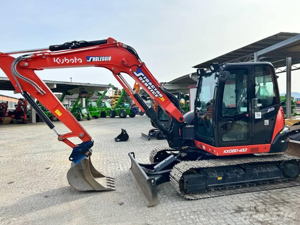 Kubota KX 80-4 中型油圧ショベル 7ｔ-12ｔ（ユンボ・パワーショベル・バックホー）