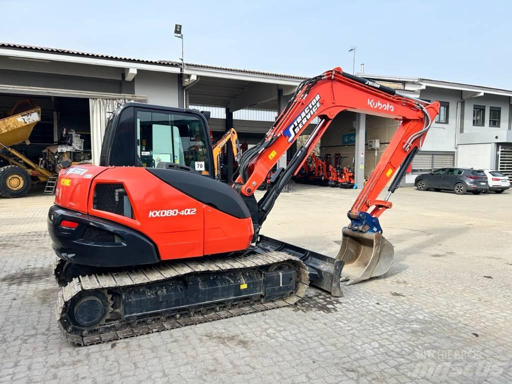 Kubota KX 80-4 中型油圧ショベル 7ｔ-12ｔ（ユンボ・パワーショベル・バックホー）