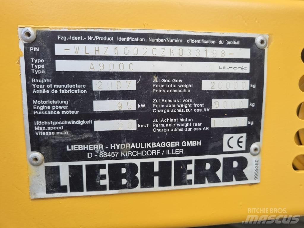 Liebherr A 900 C ホイール式油圧ショベル（パワーショベル・ユンボ・バックホー）