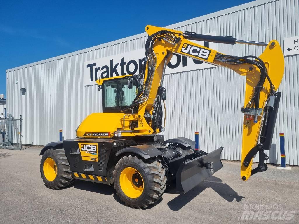 JCB Hydradig 110W ホイール式油圧ショベル（パワーショベル・ユンボ・バックホー）
