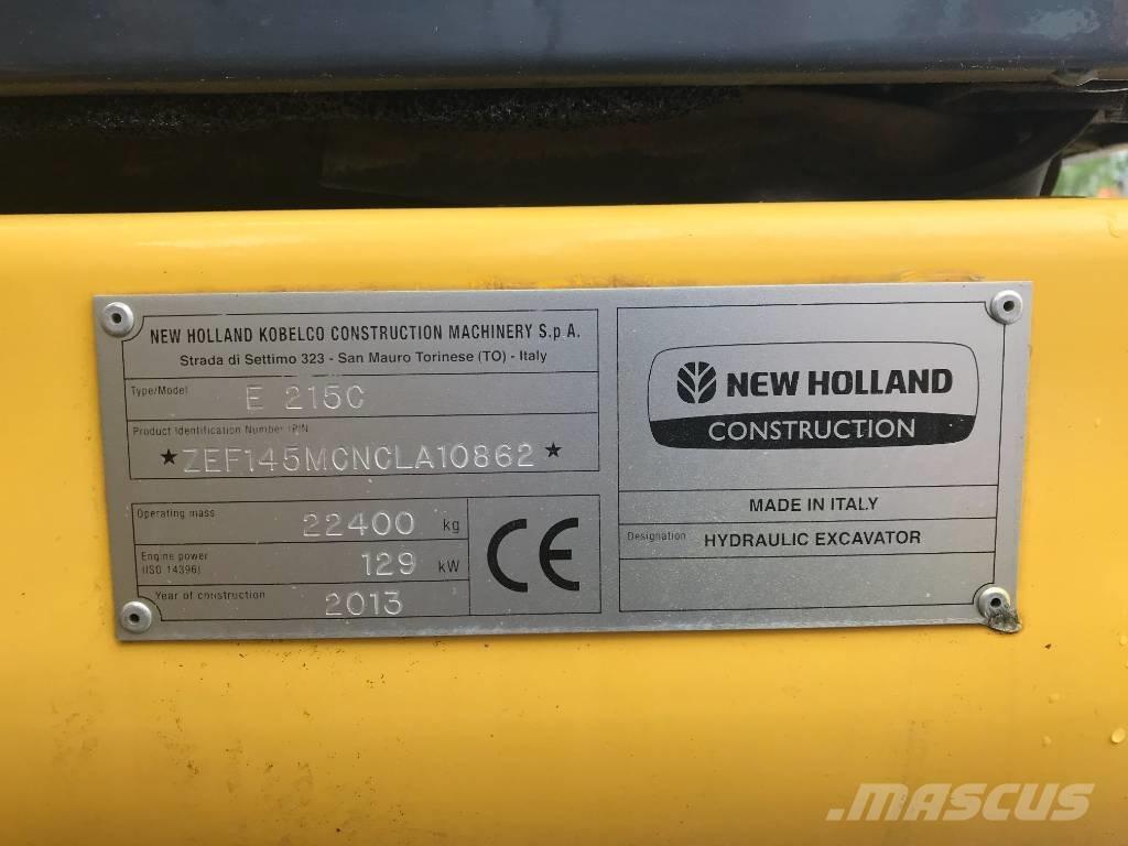 New Holland E 215 C 大型油圧ショベル12t以上（パワーショベル・ユンボ）