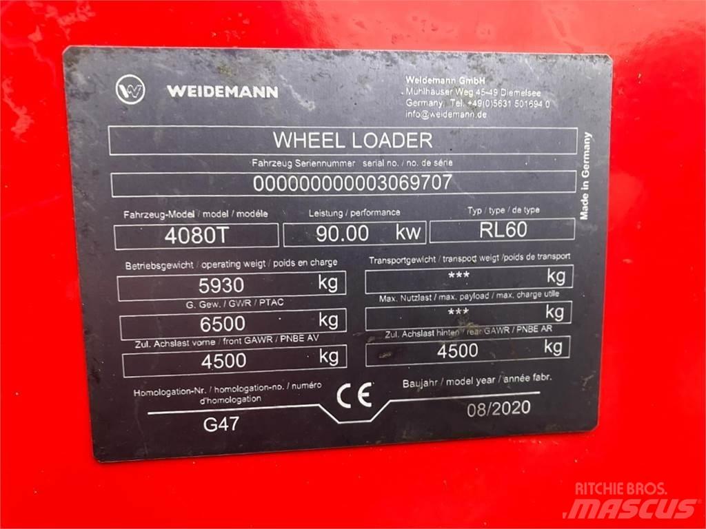Weidemann 4080 T テレスコーピックハンドラー