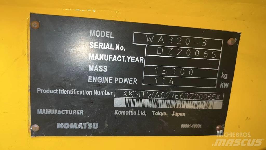 Komatsu WA320-3 ホイールローダー・タイヤショベル