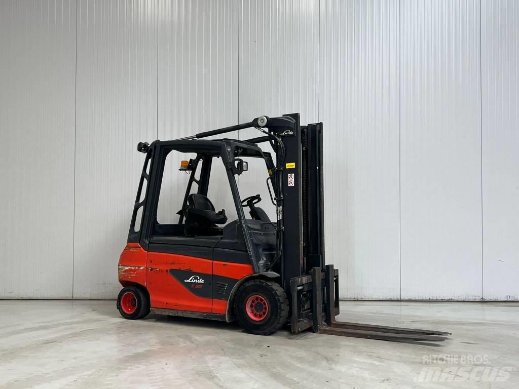 Linde E30-01 バッテリーフォークリフト