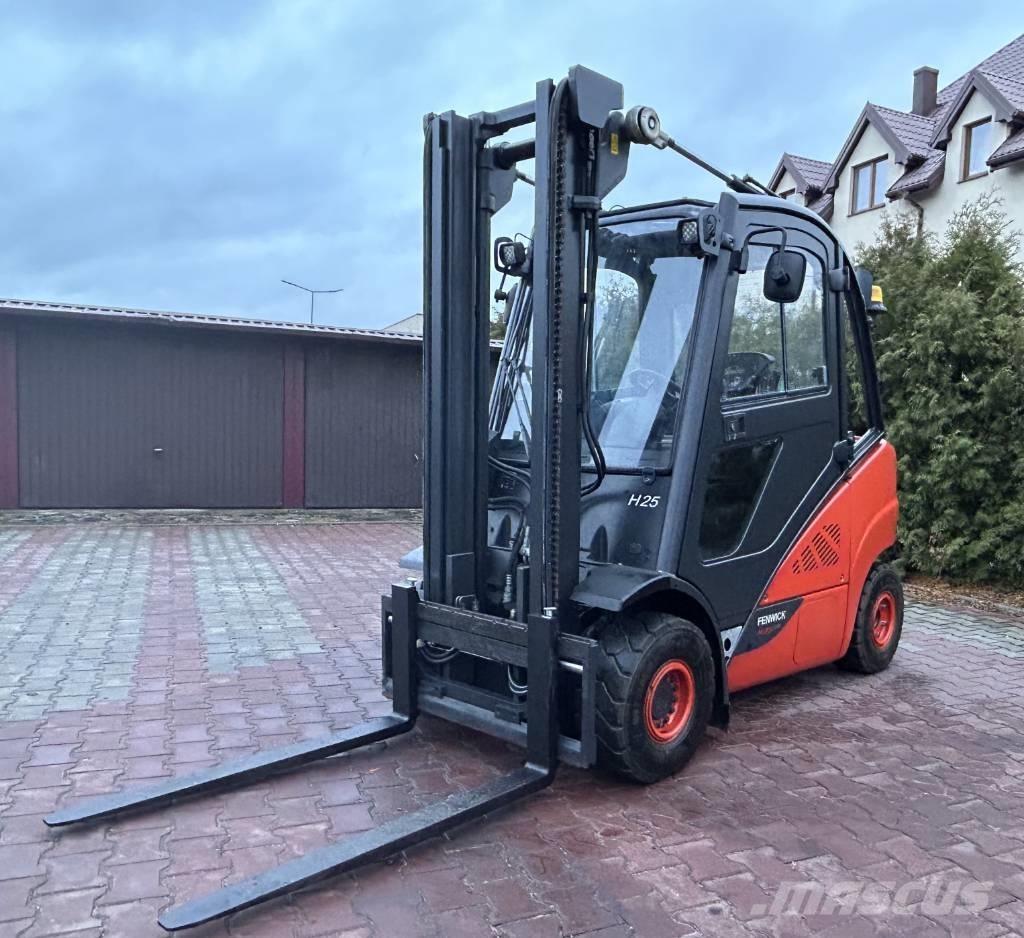 Linde H25T-02 LPGフォークリフト