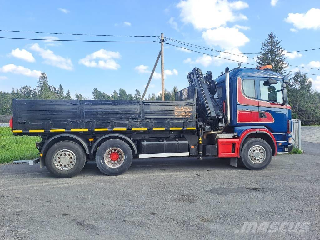 Scania R114 クレーントラック、ユニック車