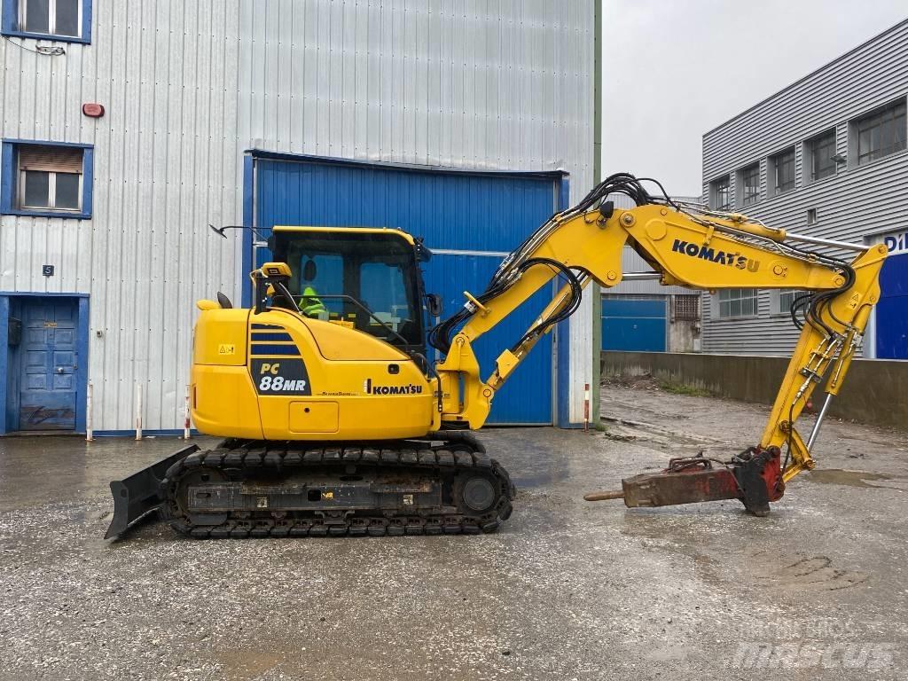 Komatsu PC 88 MR-10 中型油圧ショベル 7ｔ-12ｔ（ユンボ・パワーショベル・バックホー）