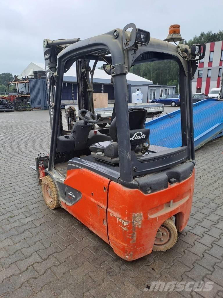 Linde E16 バッテリーフォークリフト