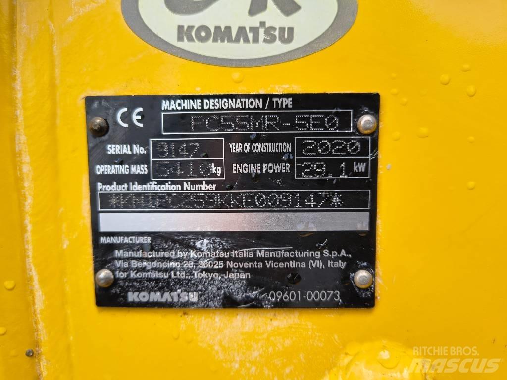 Komatsu PC55 MR-5 ミニ油圧ショベル 7t以下（ミニユンボ・ミニディガー）