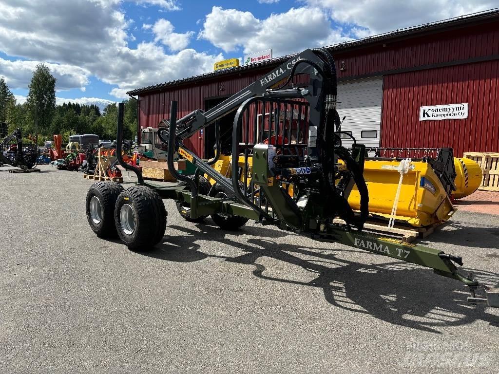 Farma T7 ja C 5.1D 林業トレーラー
