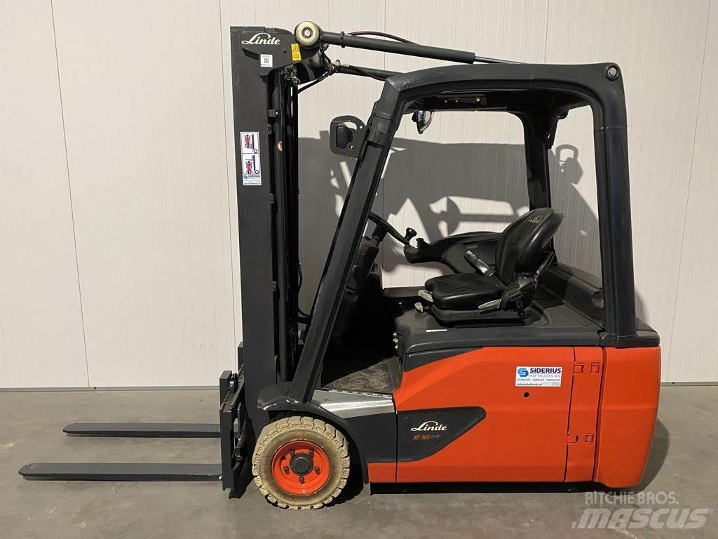 Linde E16L-386 バッテリーフォークリフト