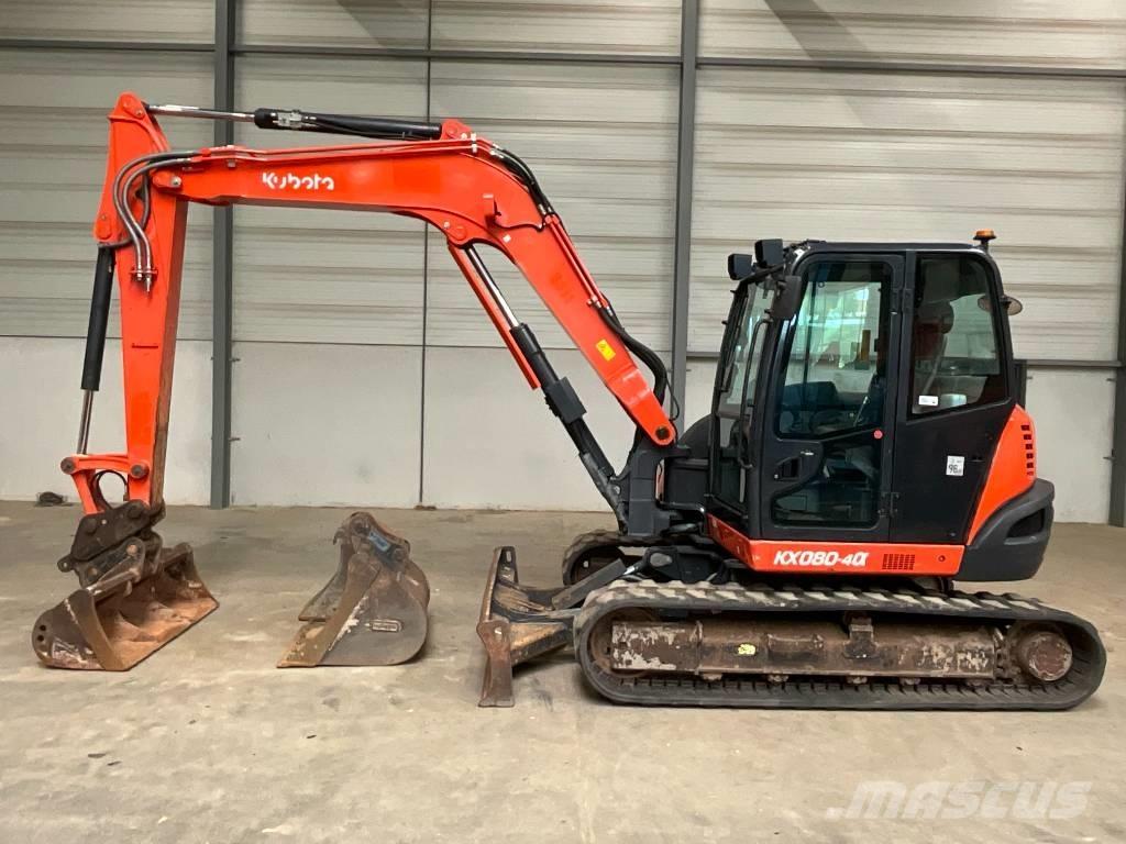 Kubota KX 080-4 A 中型油圧ショベル 7ｔ-12ｔ（ユンボ・パワーショベル・バックホー）