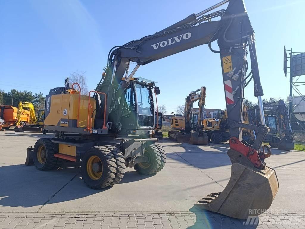 Volvo EW 150 E ホイール式油圧ショベル（パワーショベル・ユンボ・バックホー）