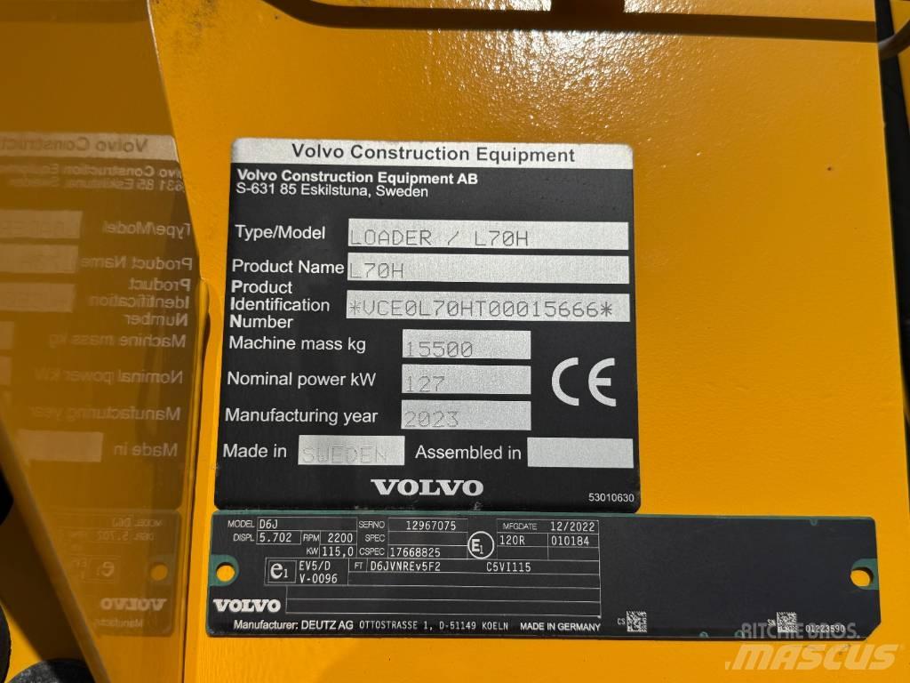 Volvo L 70 H ホイールローダー・タイヤショベル
