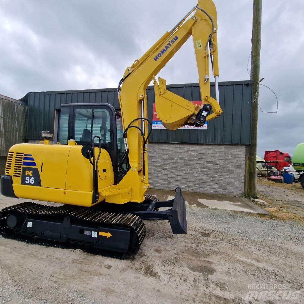 Komatsu PC56-7 ミニ油圧ショベル 7t以下（ミニユンボ・ミニディガー）