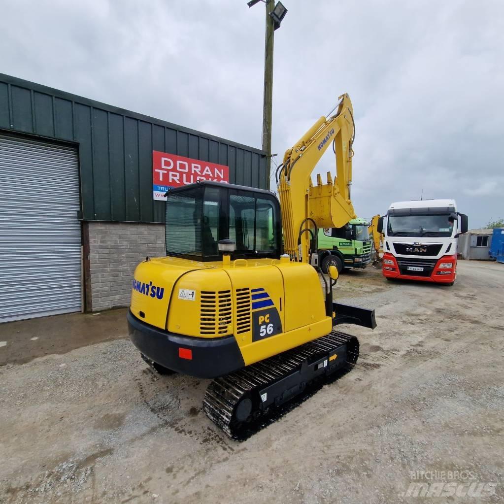 Komatsu PC56-7 ミニ油圧ショベル 7t以下（ミニユンボ・ミニディガー）