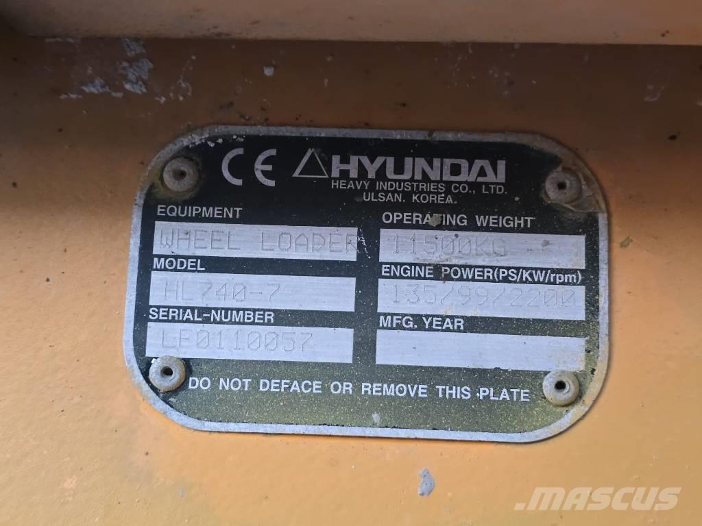 Hyundai 740-7 ホイールローダー・タイヤショベル
