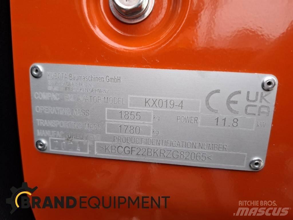 Kubota KX019-4 ミニ油圧ショベル 7t以下（ミニユンボ・ミニディガー）