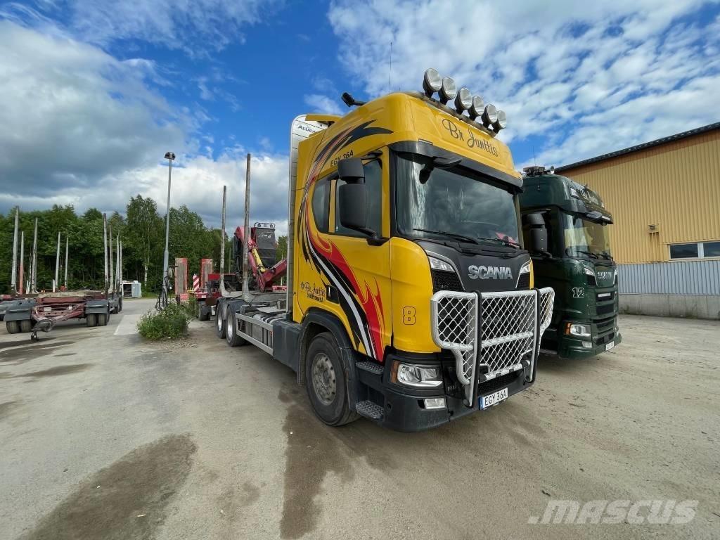 Scania R650 木材トラック