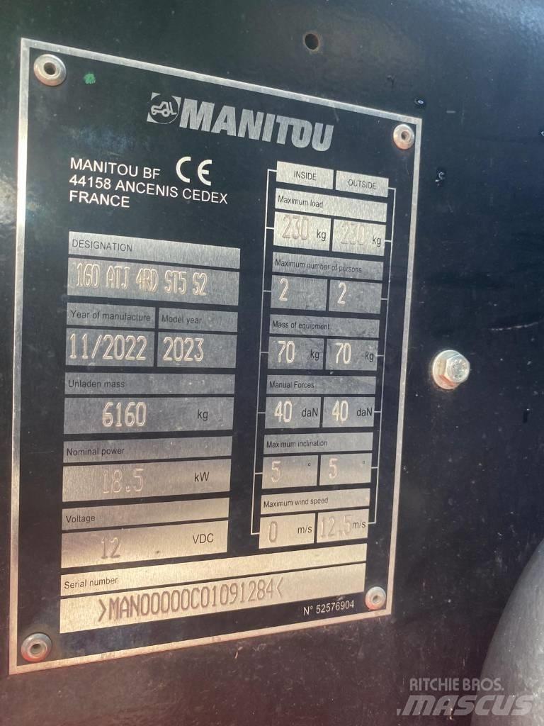 Manitou 160 ATJ ブームリフト　屈伸型