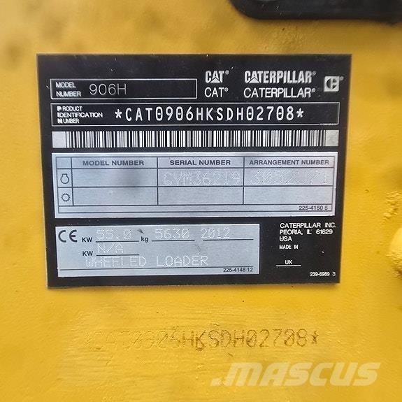 CAT 906H ホイールローダー・タイヤショベル