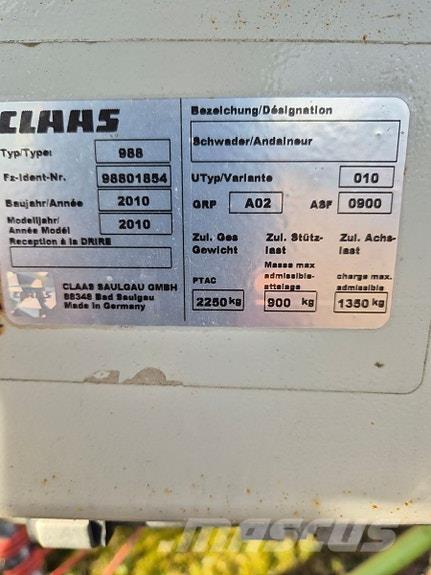 CLAAS Liner 2900 ウィンドローア/レーキ