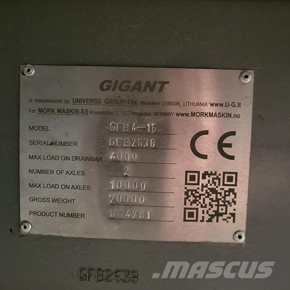 Gigant GFB 4-16 汎用トレーラー