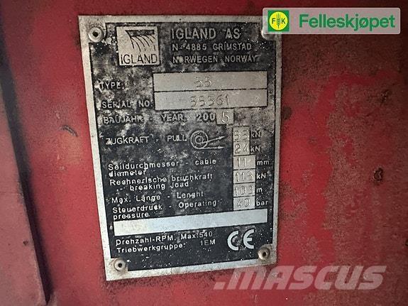 Igland 55 Vinsj 林業機械-その他