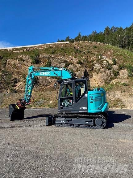 Kobelco SK75SR-7 中型油圧ショベル 7ｔ-12ｔ（ユンボ・パワーショベル・バックホー）