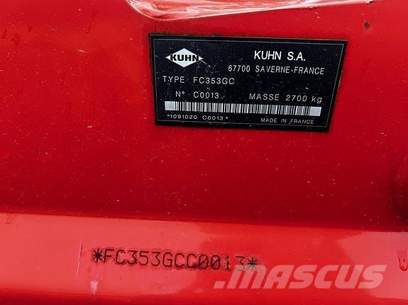 Kuhn FC353 GC 芝刈り機