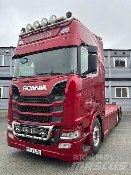Scania S 580 ケーブルリフト着脱式トラック