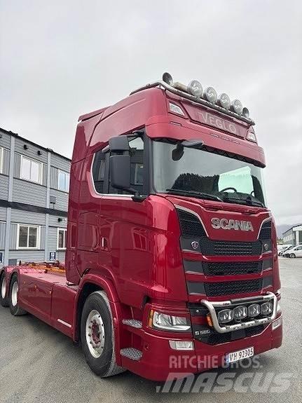 Scania S 580 ケーブルリフト着脱式トラック