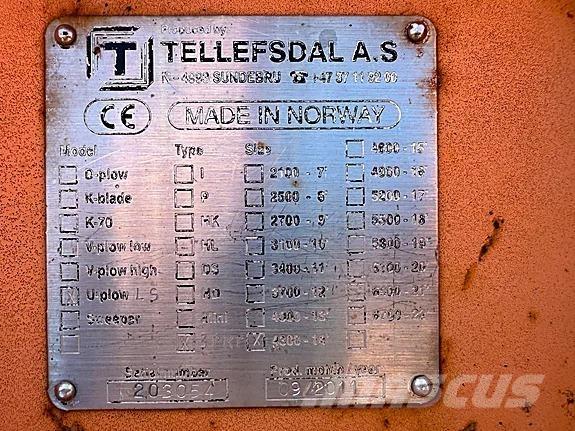 Tellefsdal U-4300 その他道路と除雪の機械
