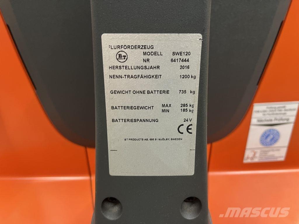 BT SWE 120 ウォーキンフォークリフト