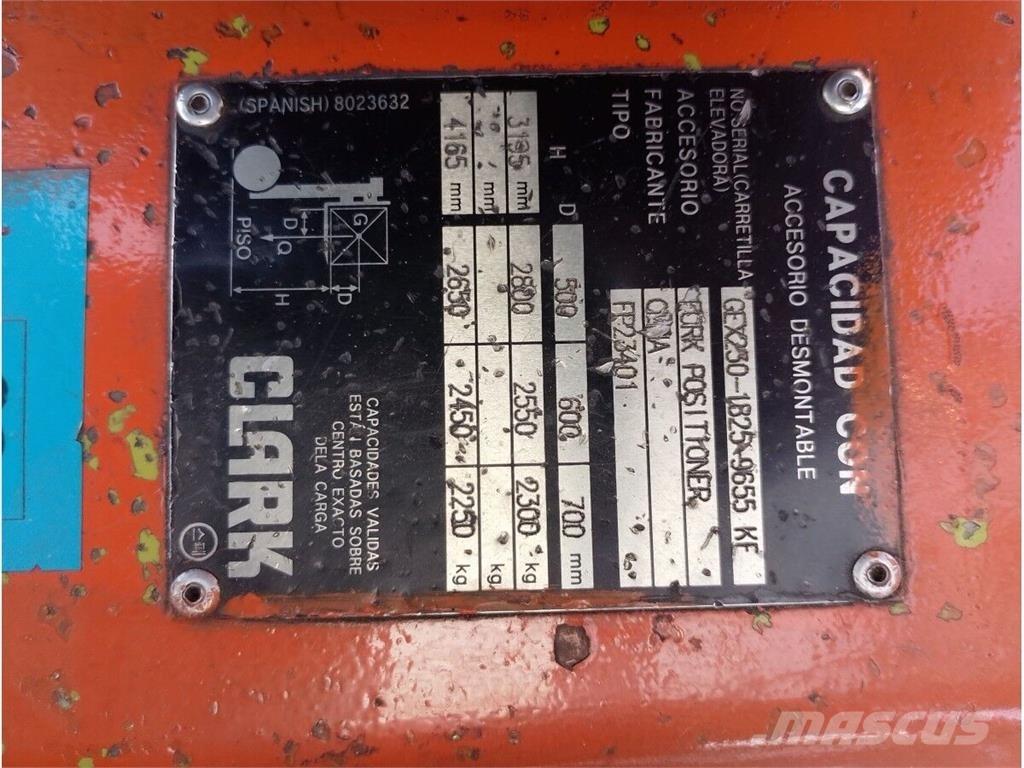 Clark GEX30 バッテリーフォークリフト