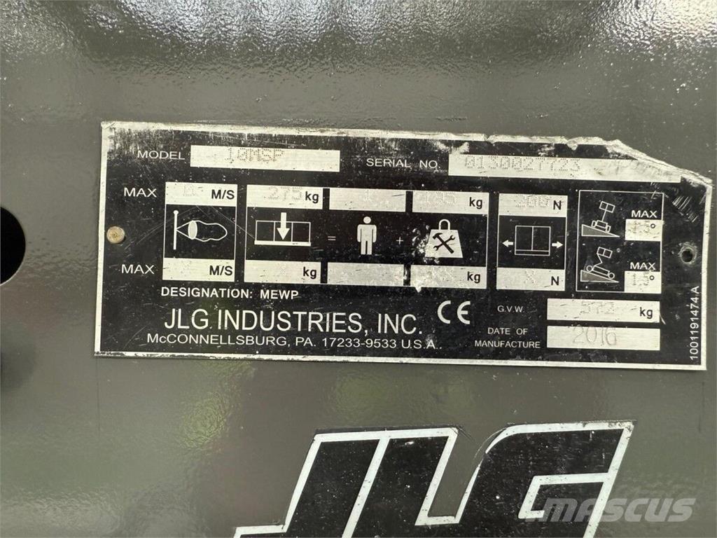 JLG 10MSP 中古 - マストクライミング作業用プラットフォーム
