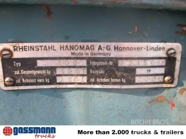 Hanomag Granit 500 建設機械 -　その他