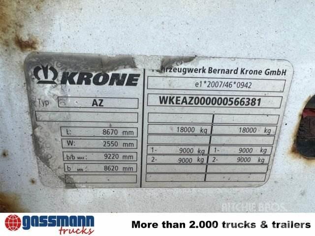 Krone AZP 18 カーテンサイダートレーラー