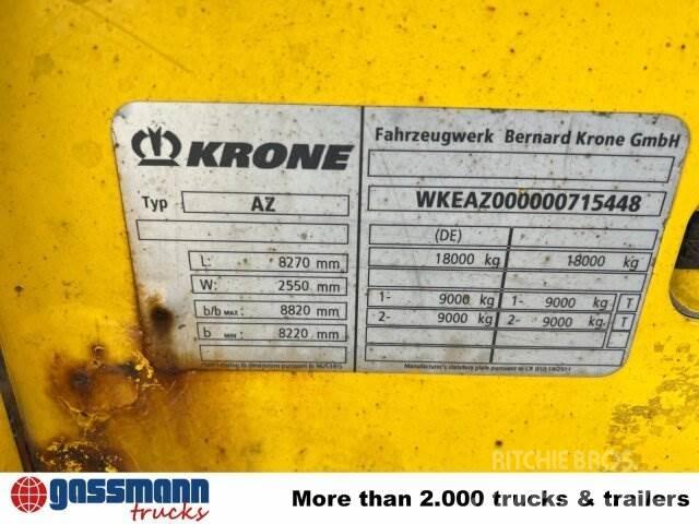 Krone AZP 18 カーテンサイダートレーラー