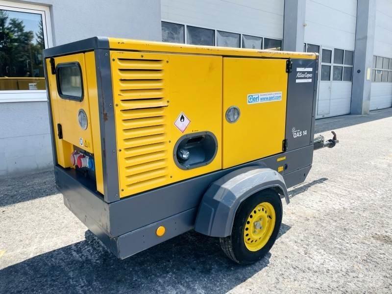 Atlas Copco QAS14 PDS ディーゼル発電機