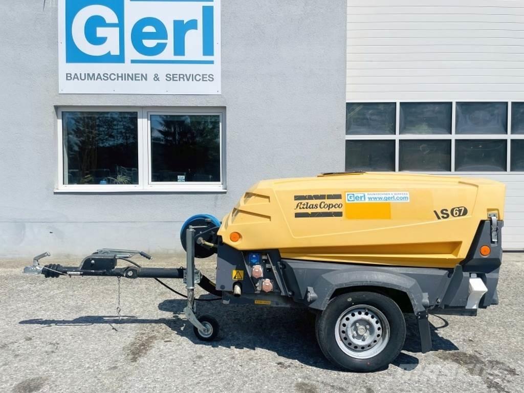Atlas Copco XAS67 コンプレッサー