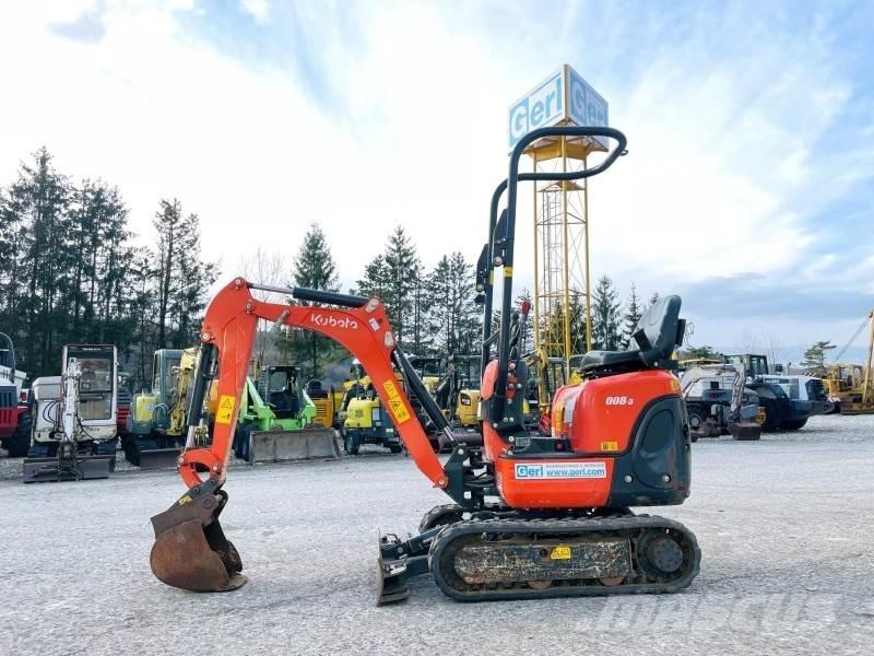 Kubota K008-3 ミニ油圧ショベル 7t以下（ミニユンボ・ミニディガー）