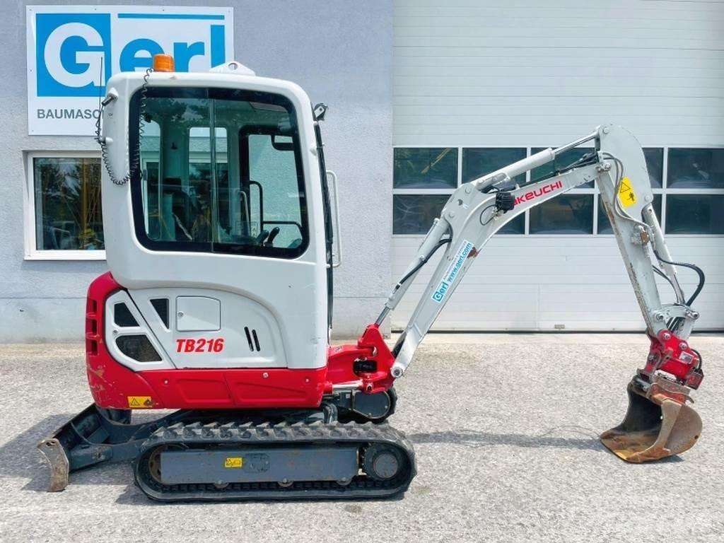 Takeuchi TB216 ミニ油圧ショベル 7t以下（ミニユンボ・ミニディガー）