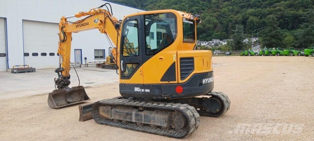 Hyundai R80CR-9A 中型油圧ショベル 7ｔ-12ｔ（ユンボ・パワーショベル・バックホー）
