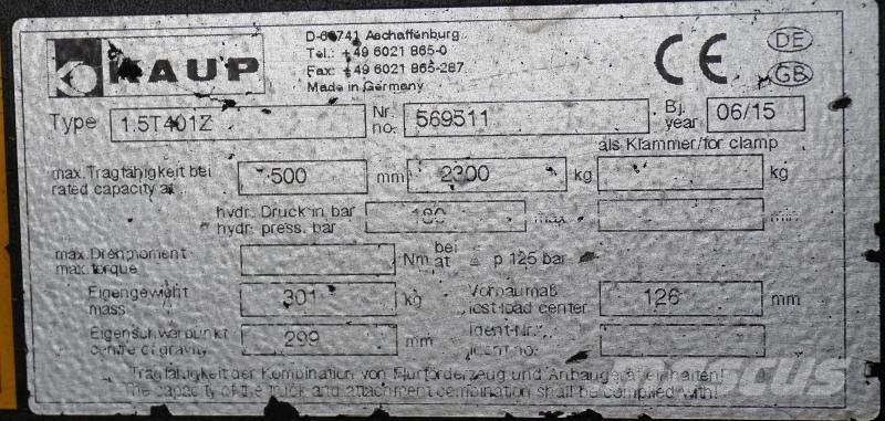 Kaup 1.5T401Z アタッチメント・部品、その他