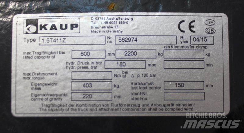 Kaup 1,5T411Z アタッチメント・部品、その他
